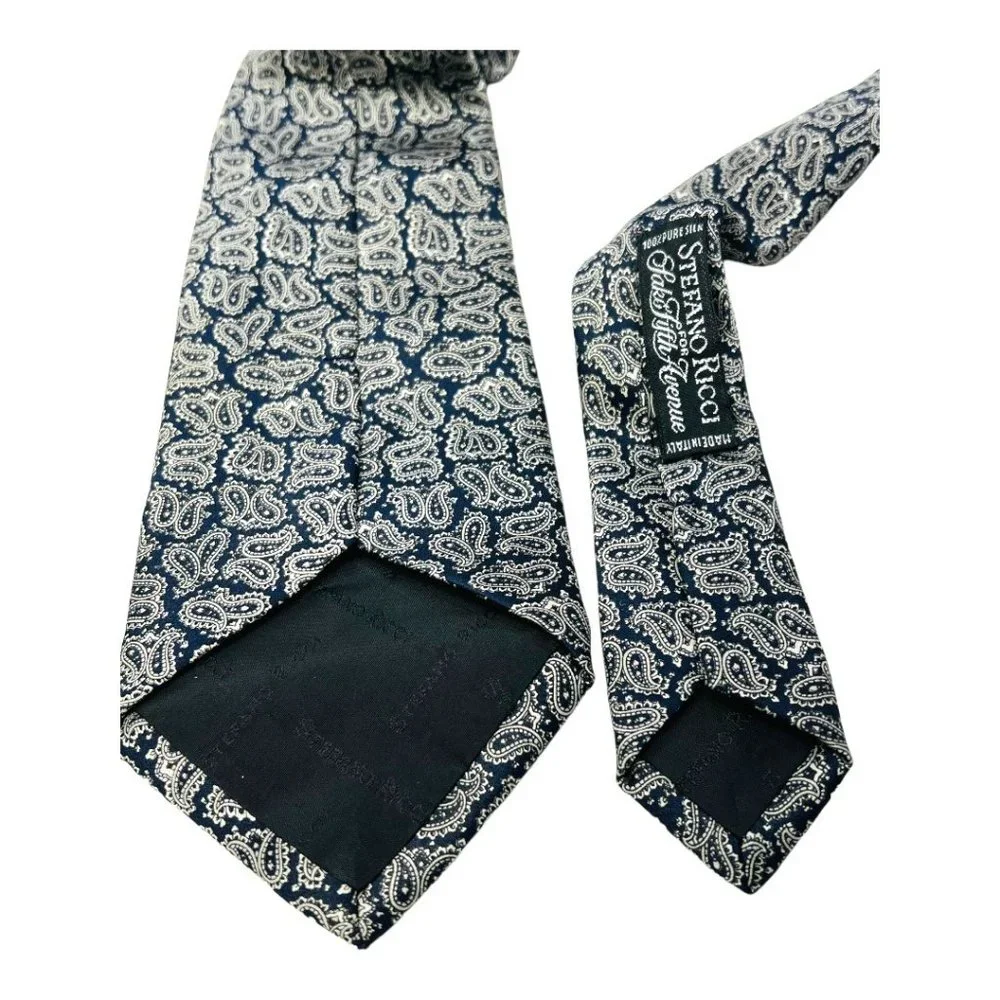 Stefano Ricci For Sak’s Fifth Avenue 100% Silk Men's Tie Made in Italy Designer